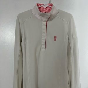 Girls long sleeve riding show shirt